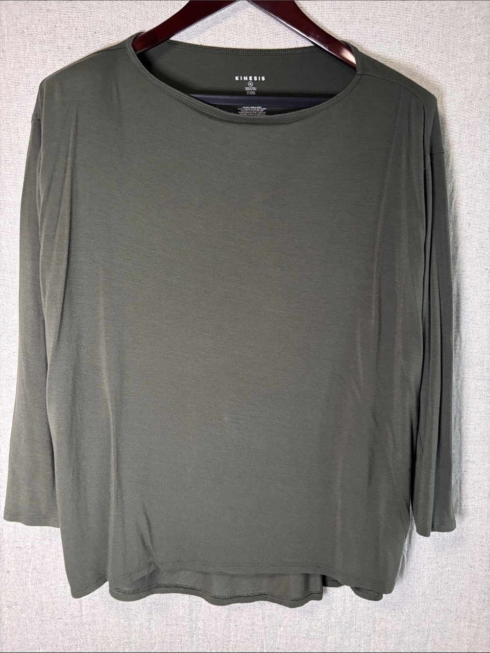 Kinesis Olive Long Sleeve Crewneck Top